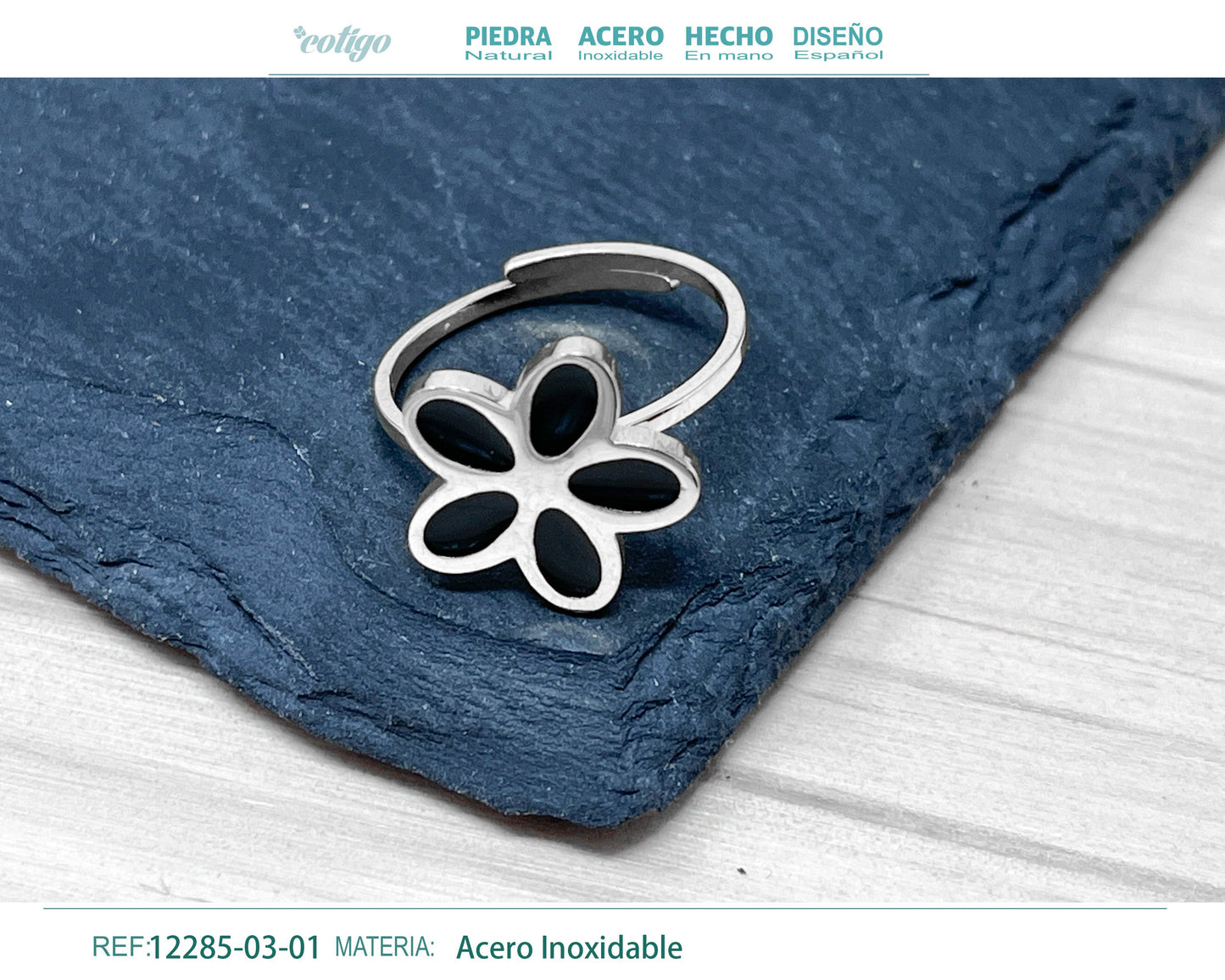 Anillo Acero de Ojo Turco