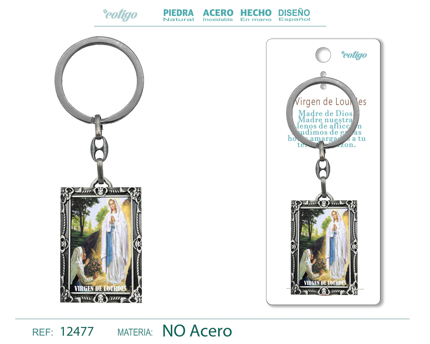 Llavero VIRGEN DE LOURDES