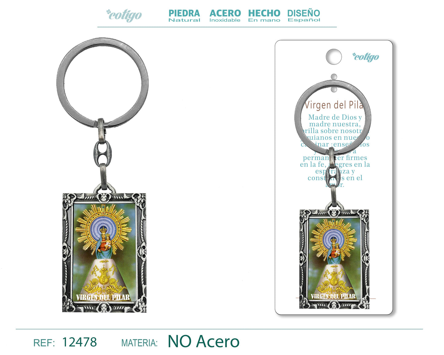 Llavero VIRGEN DEL PILAR