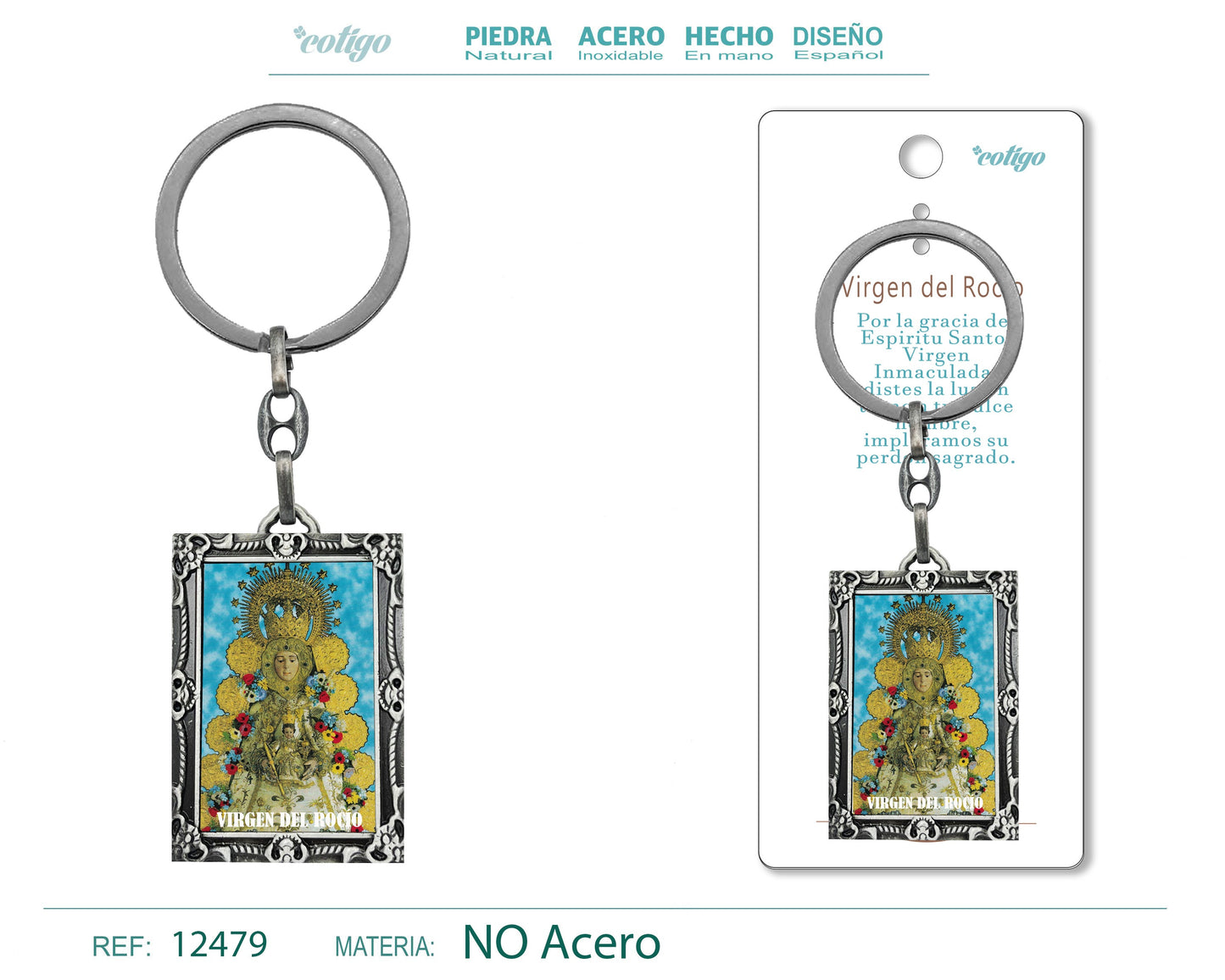 Llavero VIRGEN DEL ROCíO