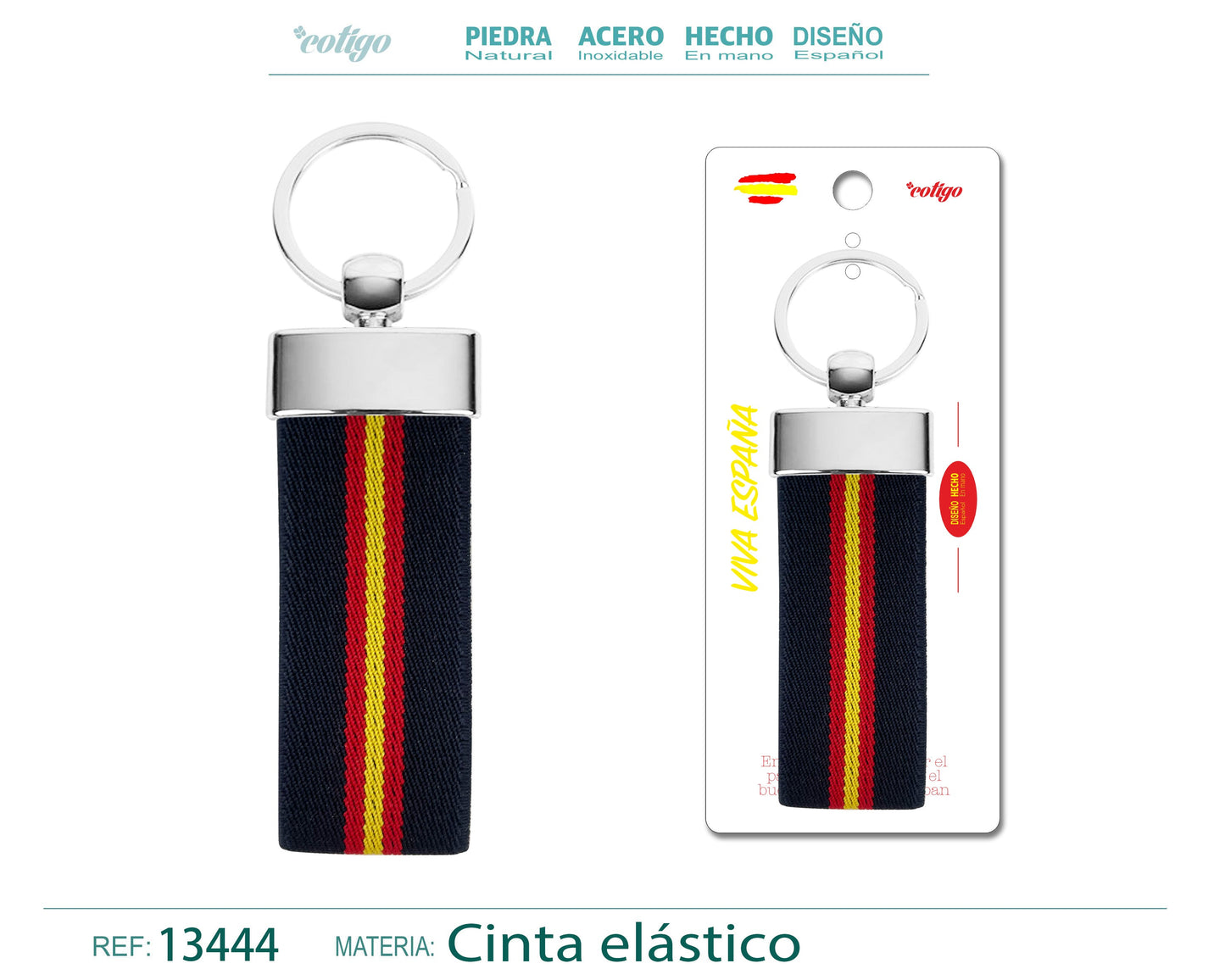 Llavero Bandera Espa?a de Cinta