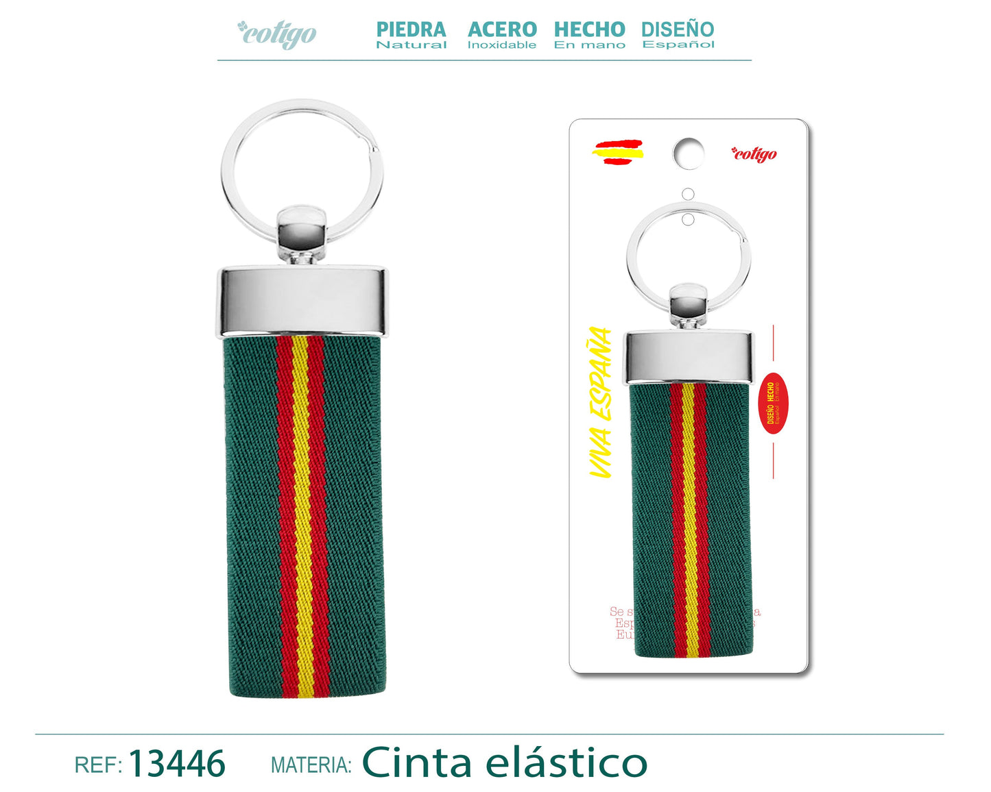 Llavero Bandera Espa?a de Cinta