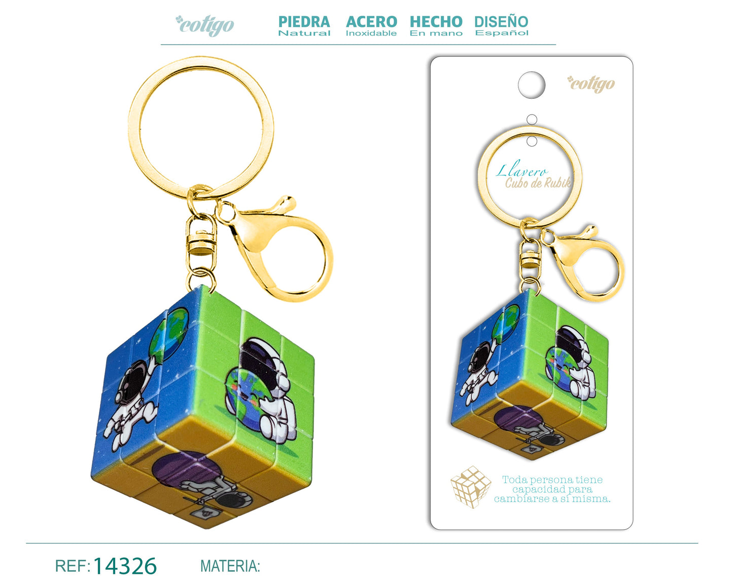 Llavero Cubo