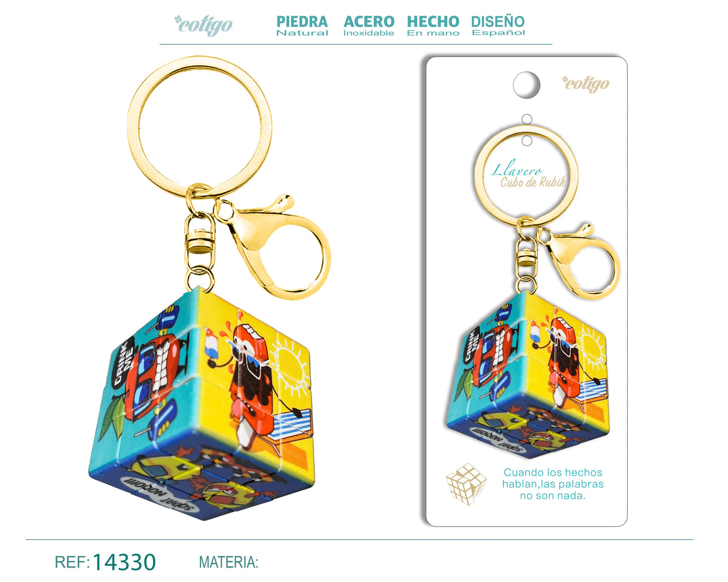 Llavero Cubo
