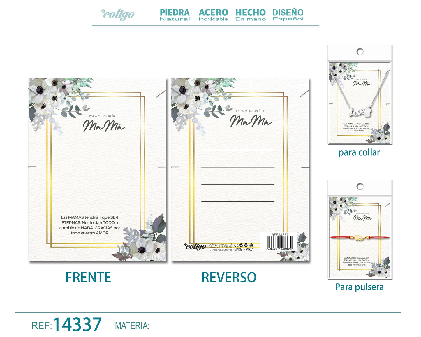 Tarjeta felicitación para Mamá