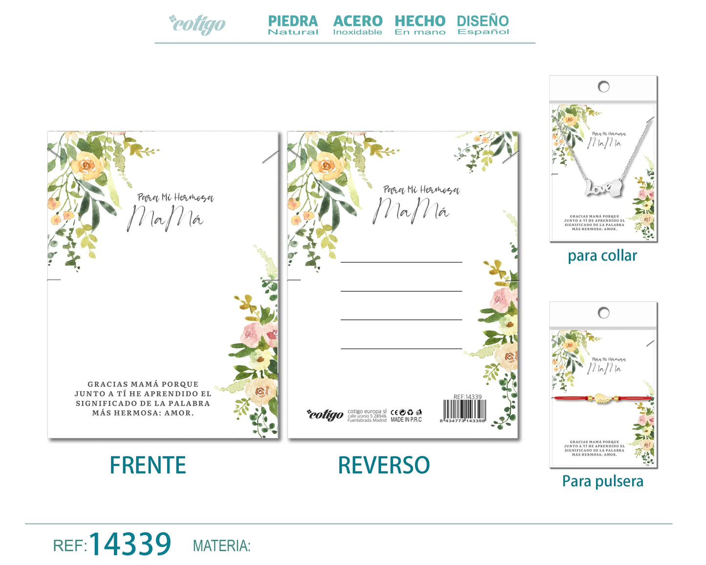 Tarjeta felicitación para Mamá - cotigo