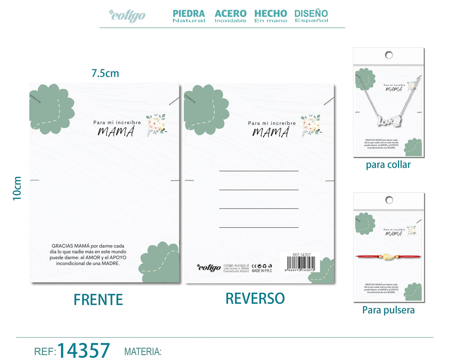 Tarjeta felicitación para Mamá