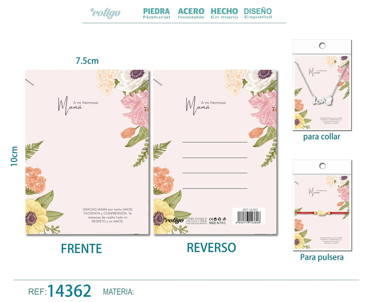 Tarjeta felicitación para Mamá - cotigo