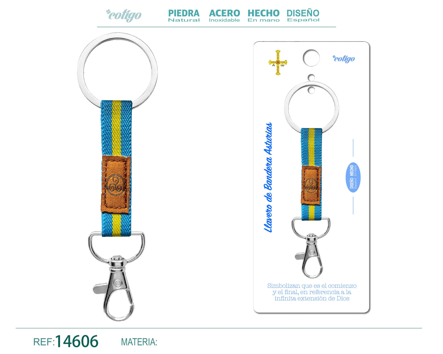 Llavero Bandera Asturias