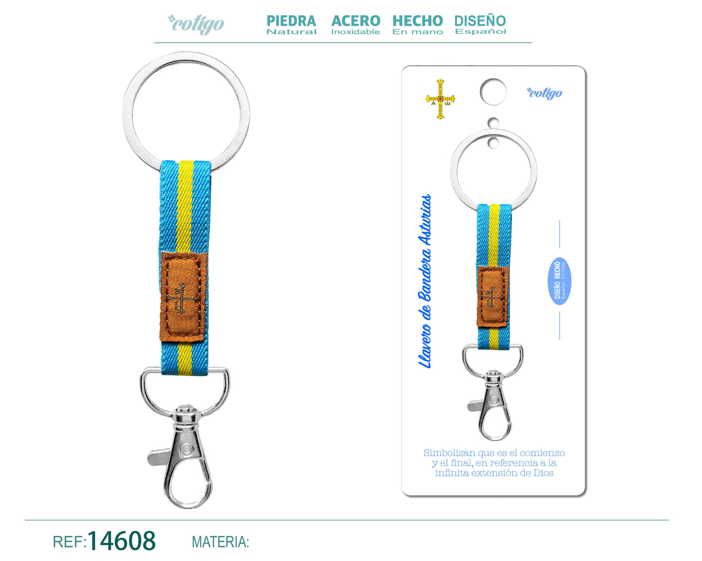 Llavero Bandera Asturias