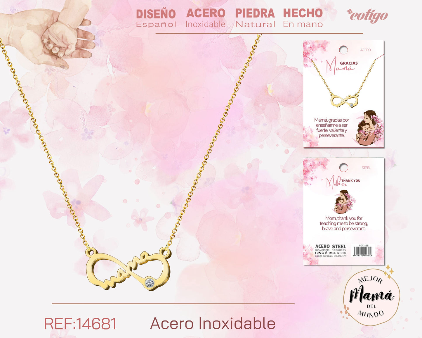 14681-Collar para Mamá color Dorado
