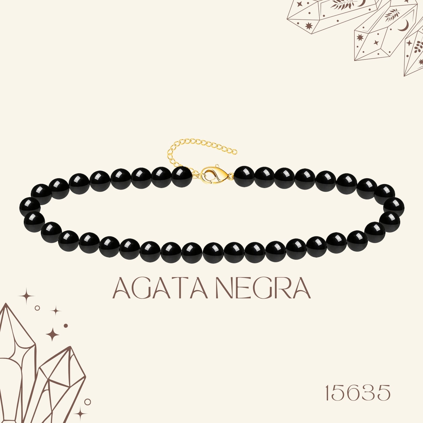 🌿 Pulsera de Piedra Natural 4mm ✨ con Accesorio en Acero Inoxidable 💎 ¡Incluye Pulsera 7 Nudos de Regalo! 🎁