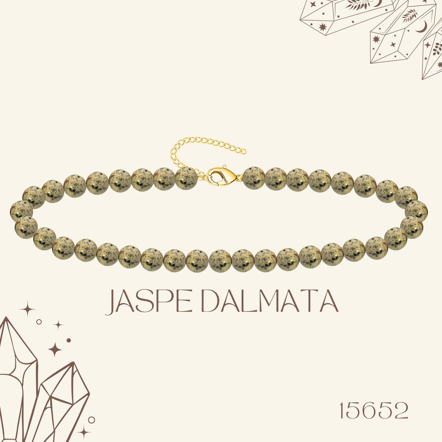 🌿 Pulsera de Piedra Natural 4mm ✨ con Accesorio en Acero Inoxidable 💎 ¡Incluye Pulsera 7 Nudos de Regalo! 🎁