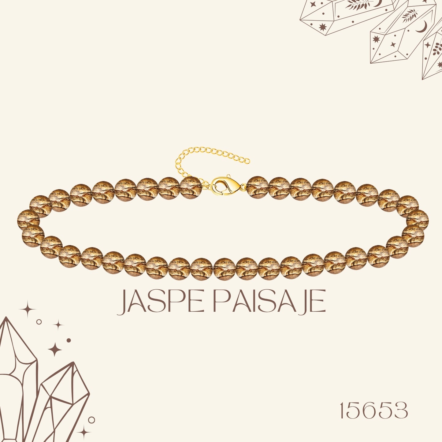 🌿 Pulsera de Piedra Natural 4mm ✨ con Accesorio en Acero Inoxidable 💎 ¡Incluye Pulsera 7 Nudos de Regalo! 🎁