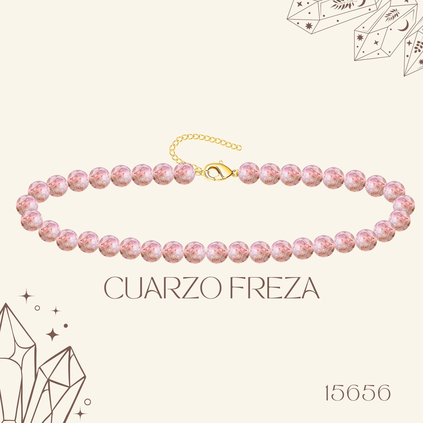 🌿 Pulsera de Piedra Natural 4mm ✨ con Accesorio en Acero Inoxidable 💎 ¡Incluye Pulsera 7 Nudos de Regalo! 🎁