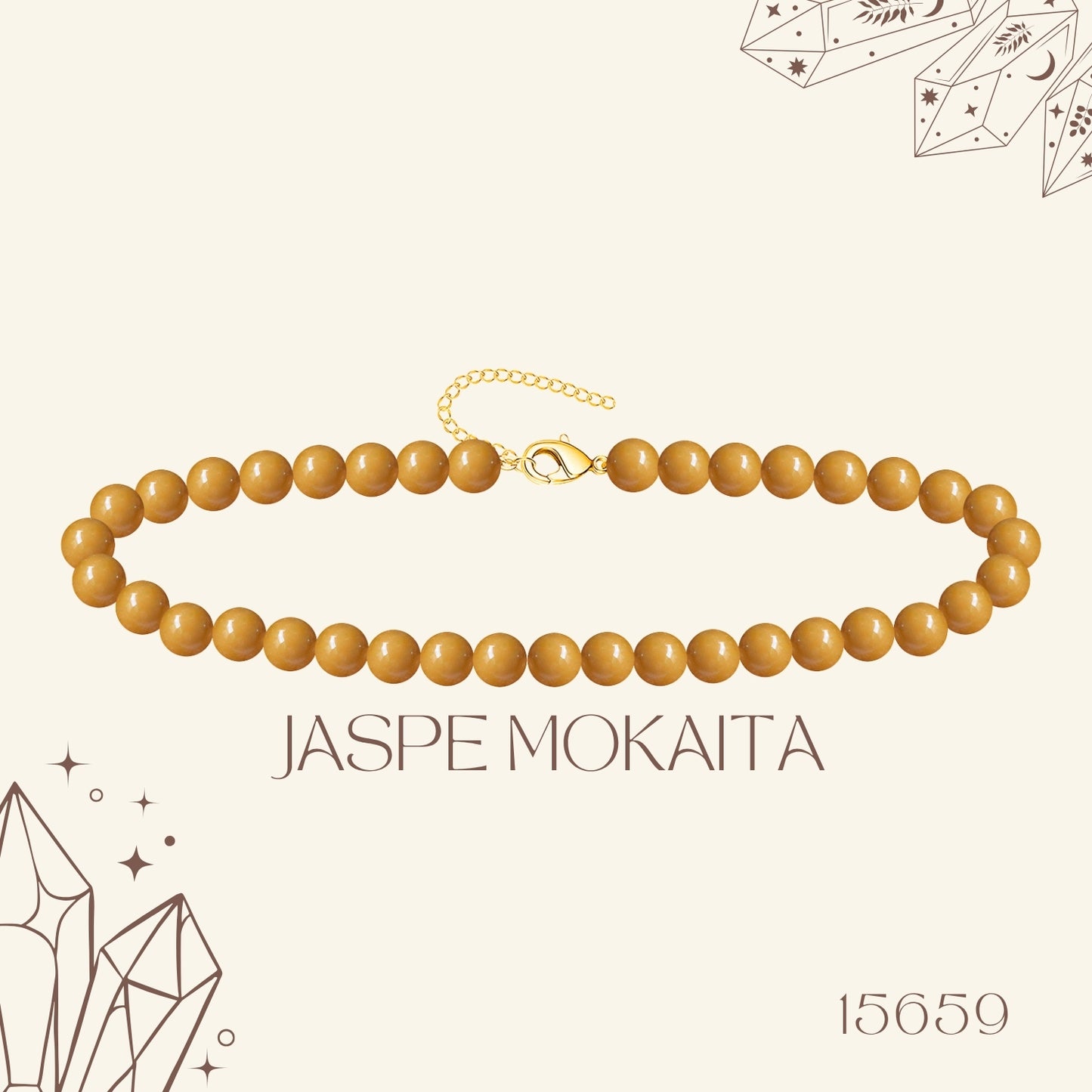 🌿 Pulsera de Piedra Natural 4mm ✨ con Accesorio en Acero Inoxidable 💎 ¡Incluye Pulsera 7 Nudos de Regalo! 🎁