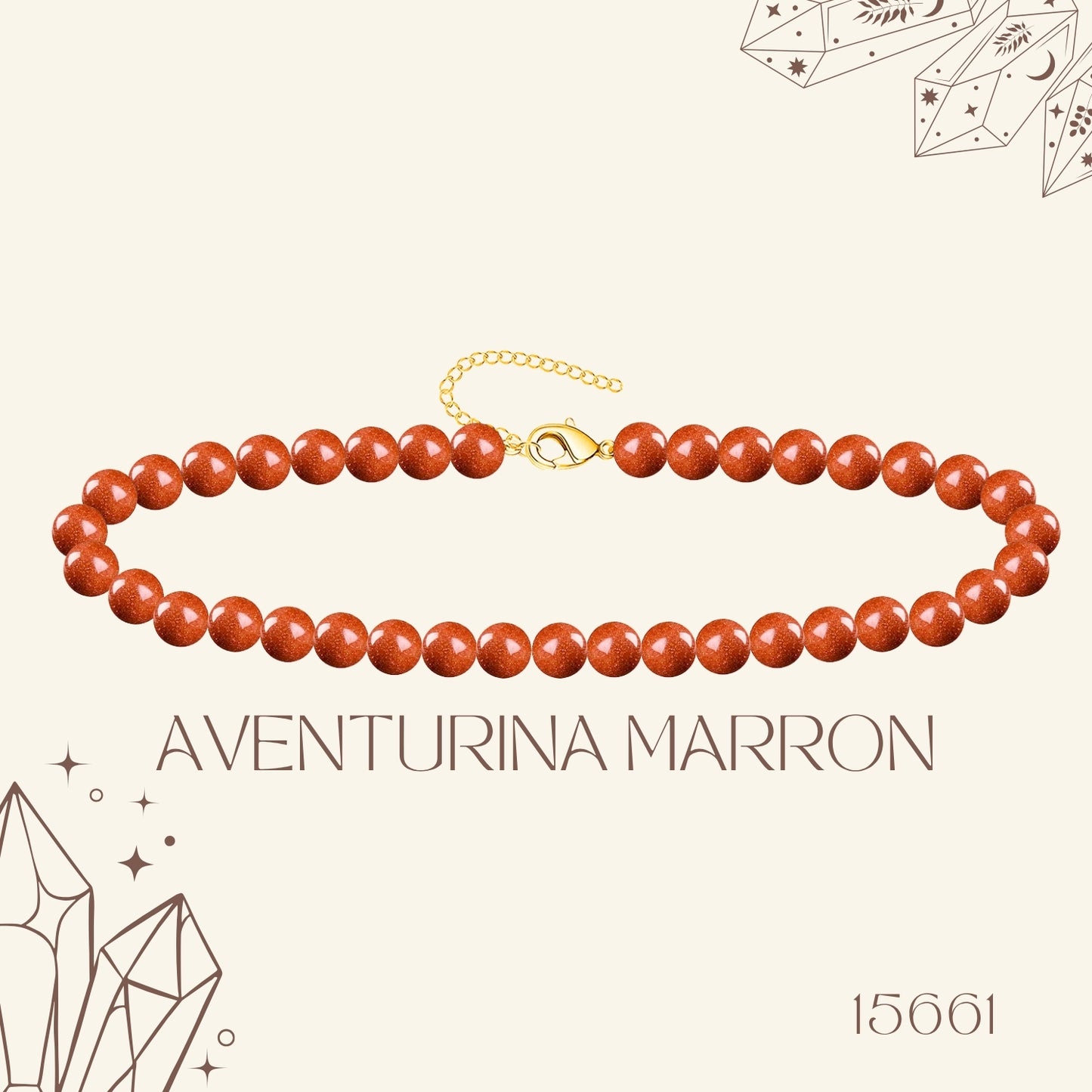 🌿 Pulsera de Piedra Natural 4mm ✨ con Accesorio en Acero Inoxidable 💎 ¡Incluye Pulsera 7 Nudos de Regalo! 🎁