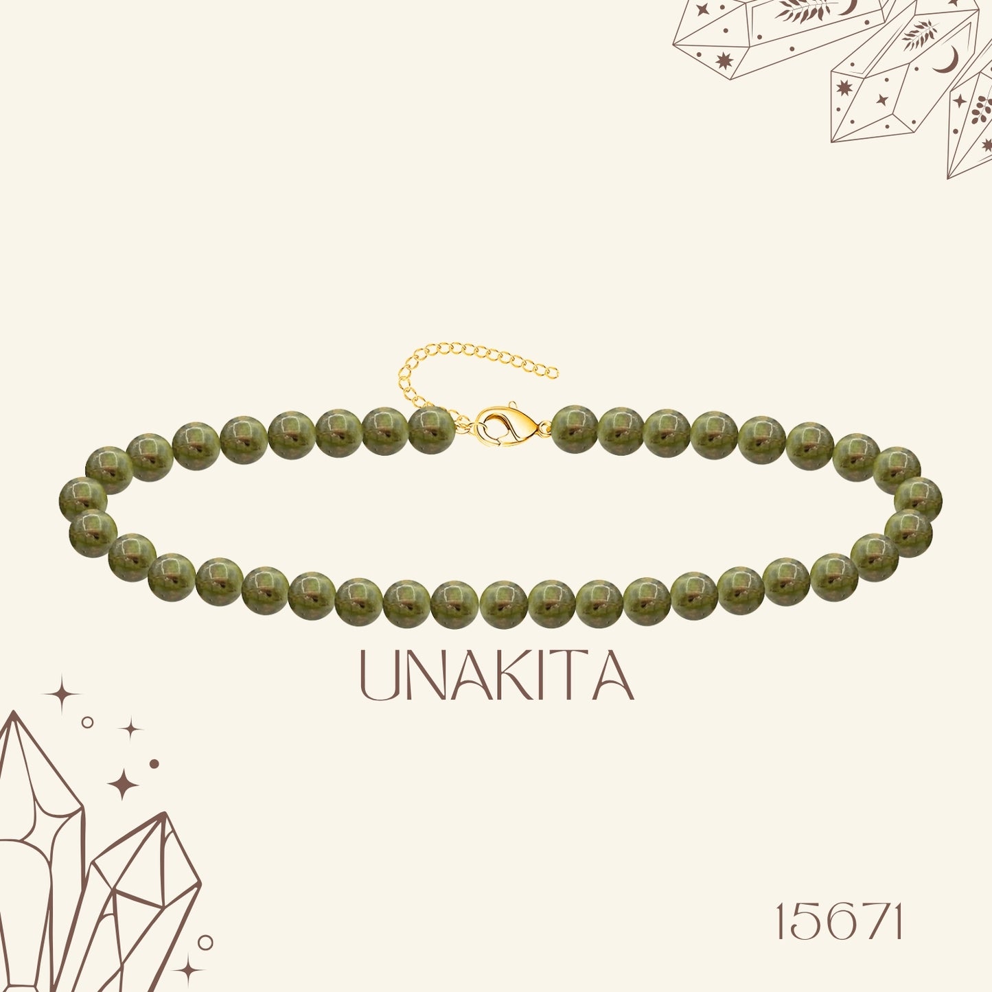 🌿 Pulsera de Piedra Natural 4mm ✨ con Accesorio en Acero Inoxidable 💎 ¡Incluye Pulsera 7 Nudos de Regalo! 🎁