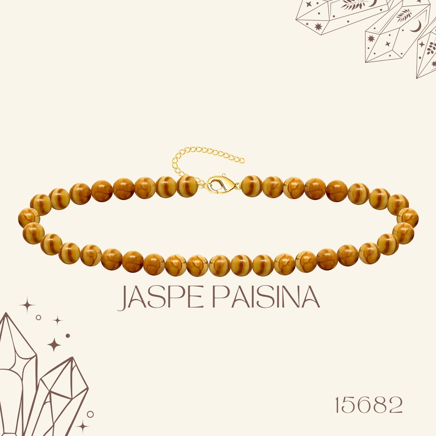 🌿 Pulsera de Piedra Natural 4mm ✨ con Accesorio en Acero Inoxidable 💎 ¡Incluye Pulsera 7 Nudos de Regalo! 🎁