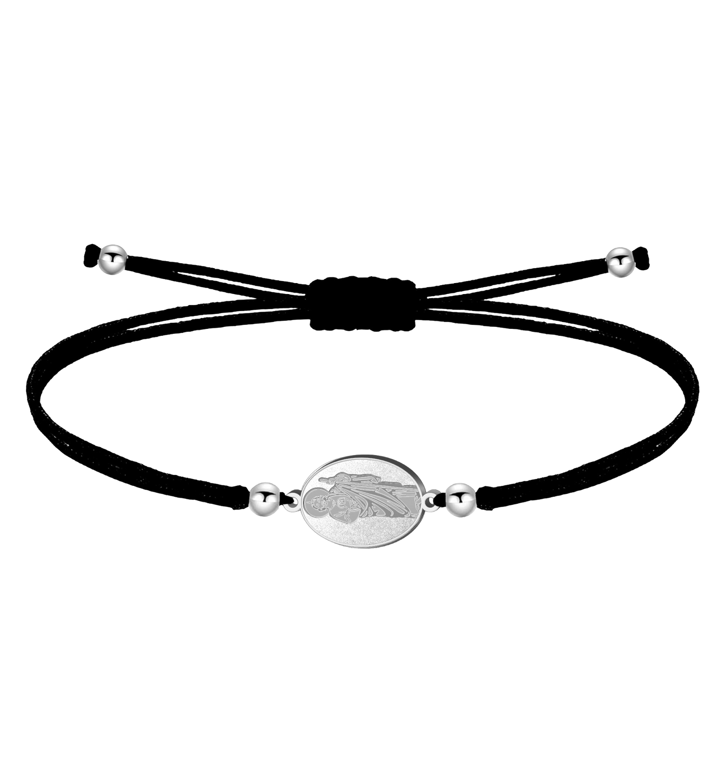 Pulseira Fio Encerado com SAN JUDAS TADEO na Cor Dourada