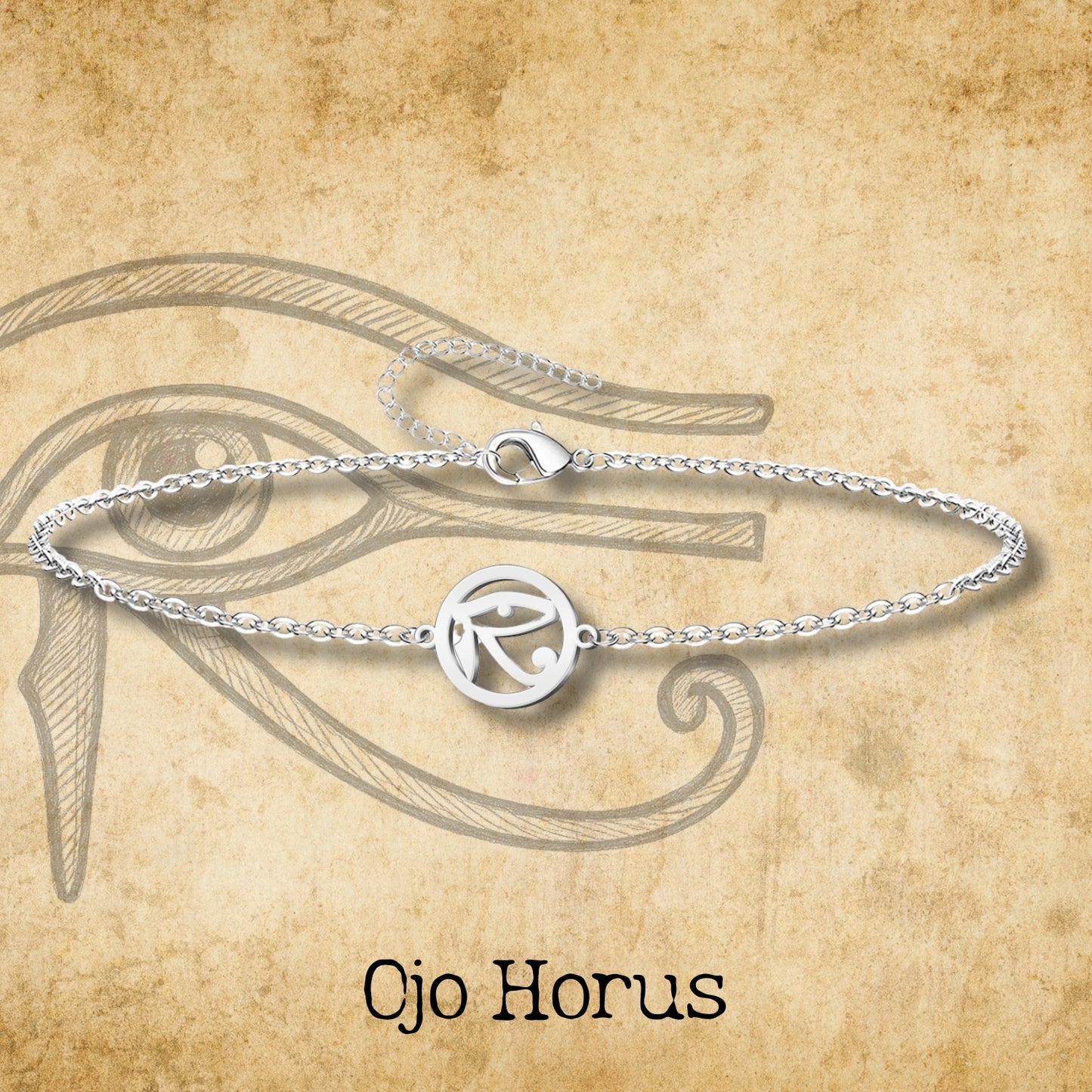 Pulsera Ojo de Horus Acero Inoxidable