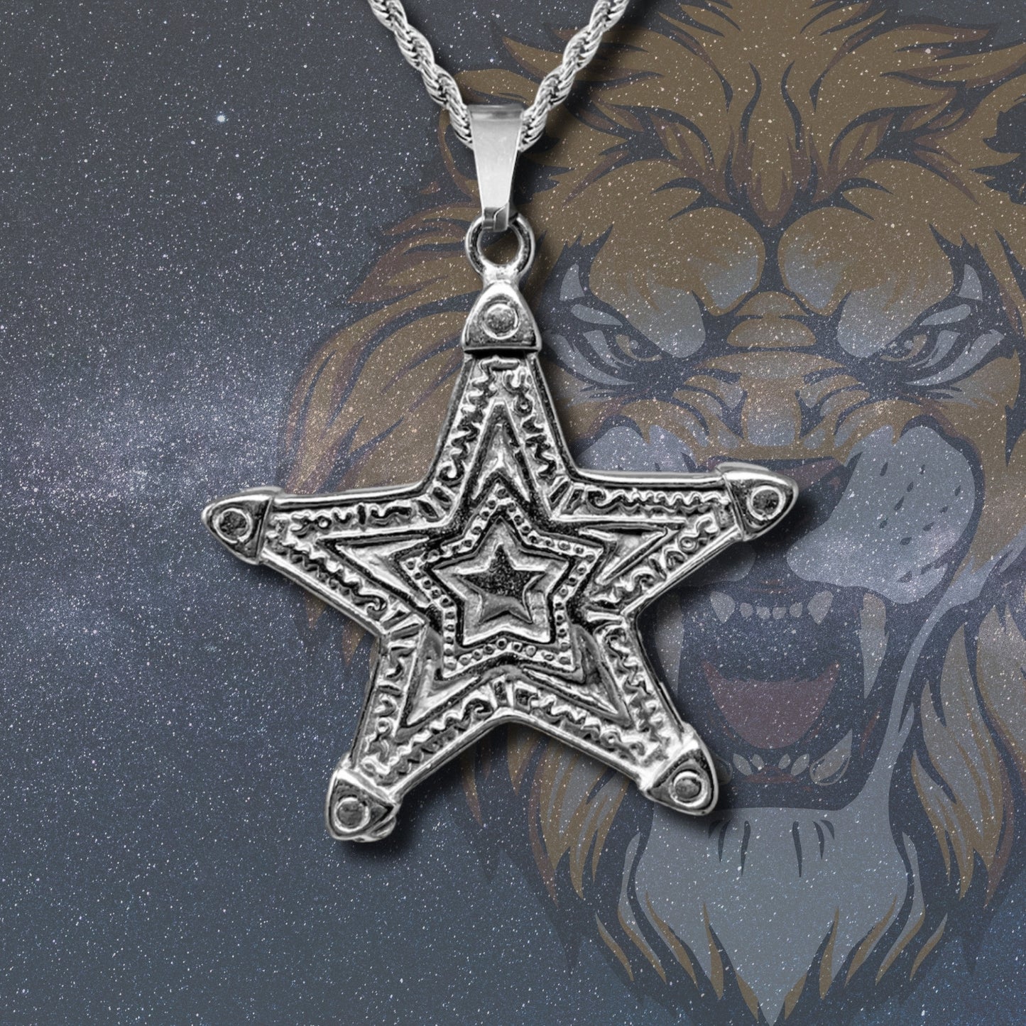 💥 Collar para Hombre en Acero Inoxidable Color Plateado 💎 Estilo Urbano Hip Hop 🔗 Cadena de 60 cm para Look Moderno y Atrevido