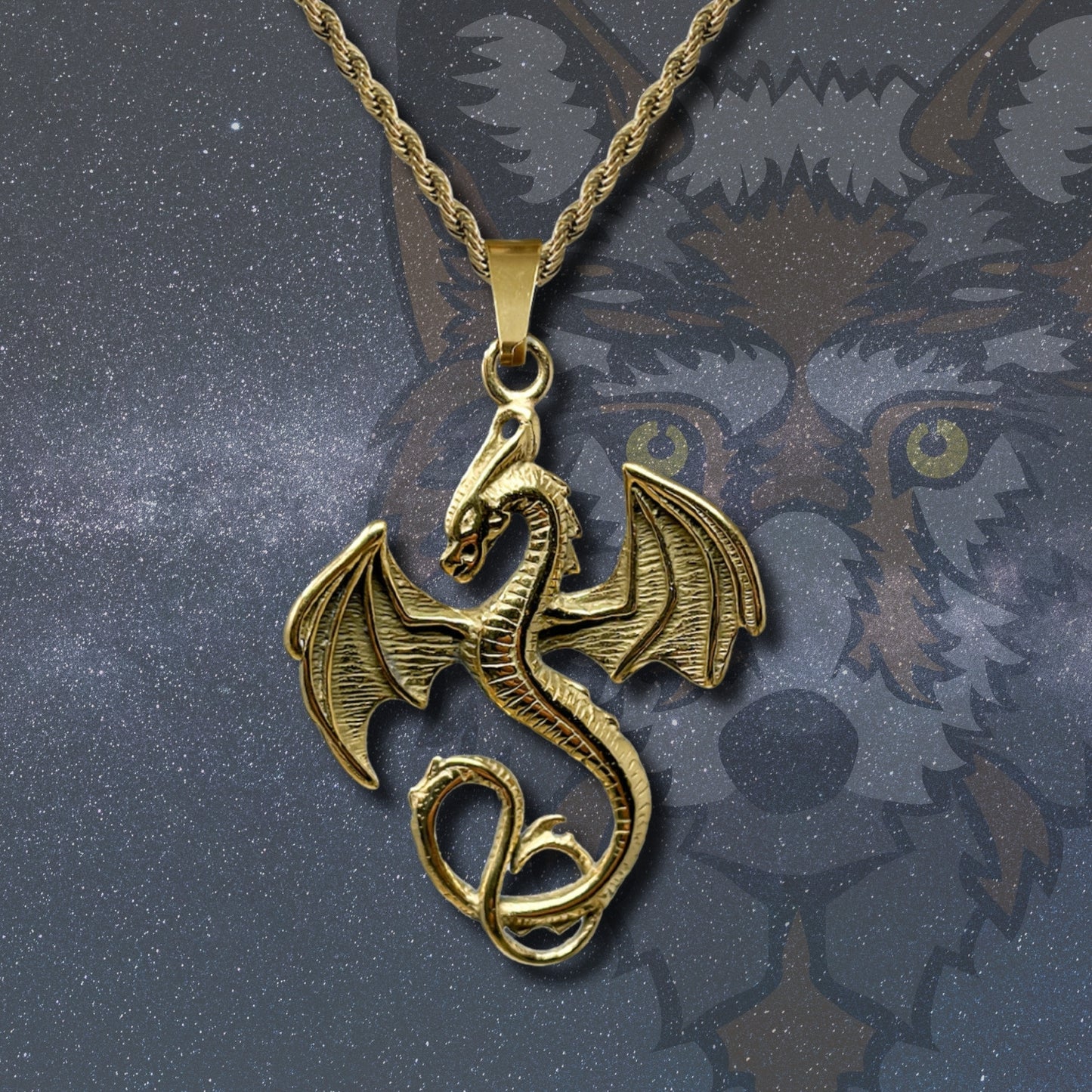๐ฅ Collar para Hombre en Acero Inoxidable Color Dorado ๐ Estilo Urbano Hip Hop ๐ Cadena de 60 cm para Look Moderno y Atrevido