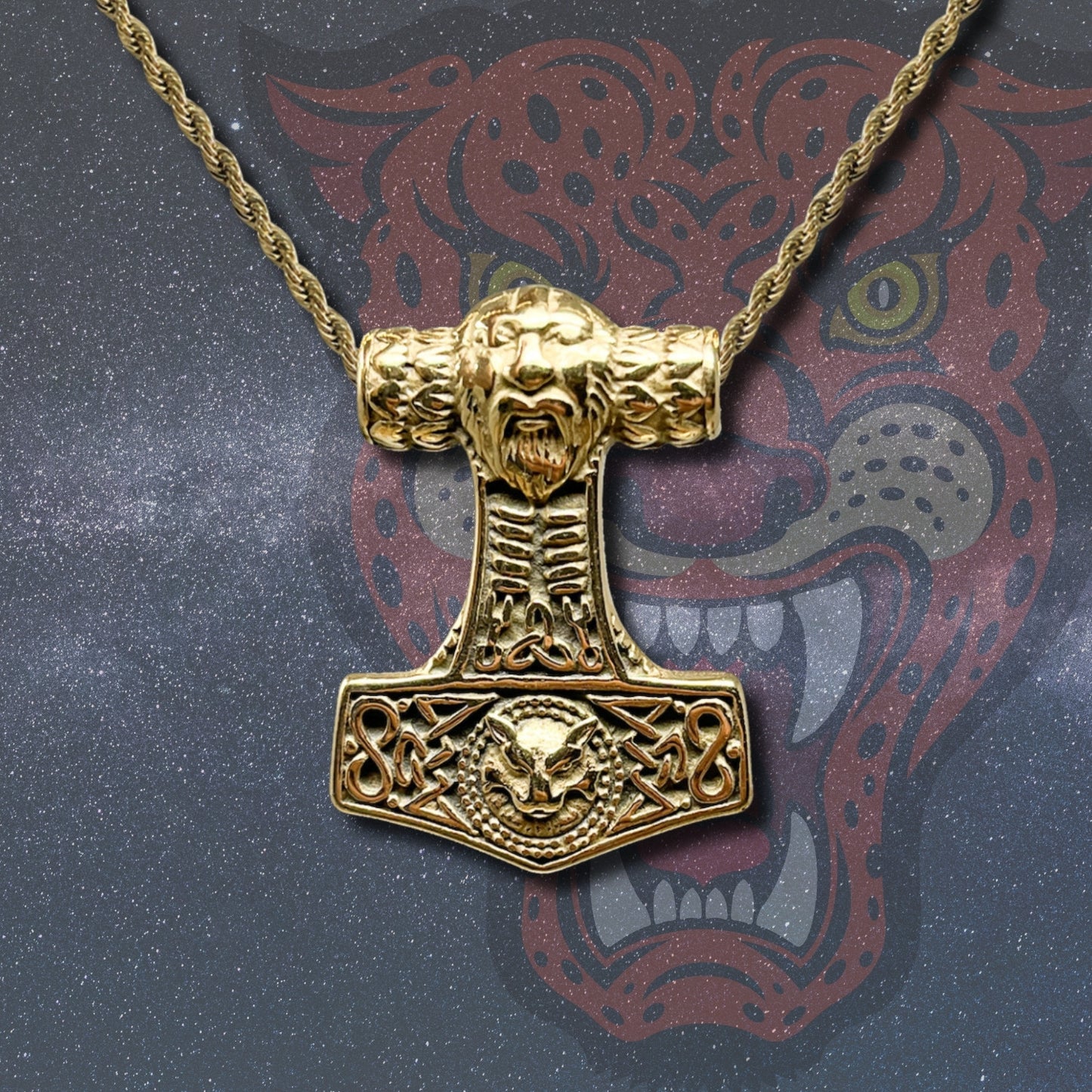 ๐ฅ Collar para Hombre en Acero Inoxidable Color Dorado ๐ Estilo Urbano Hip Hop ๐ Cadena de 60 cm para Look Moderno y Atrevido