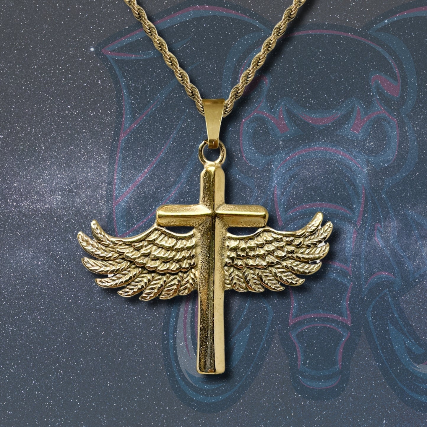 ๐ฅ Collar para Hombre en Acero Inoxidable Color Dorado ๐ Estilo Urbano Hip Hop ๐ Cadena de 60 cm para Look Moderno y Atrevido