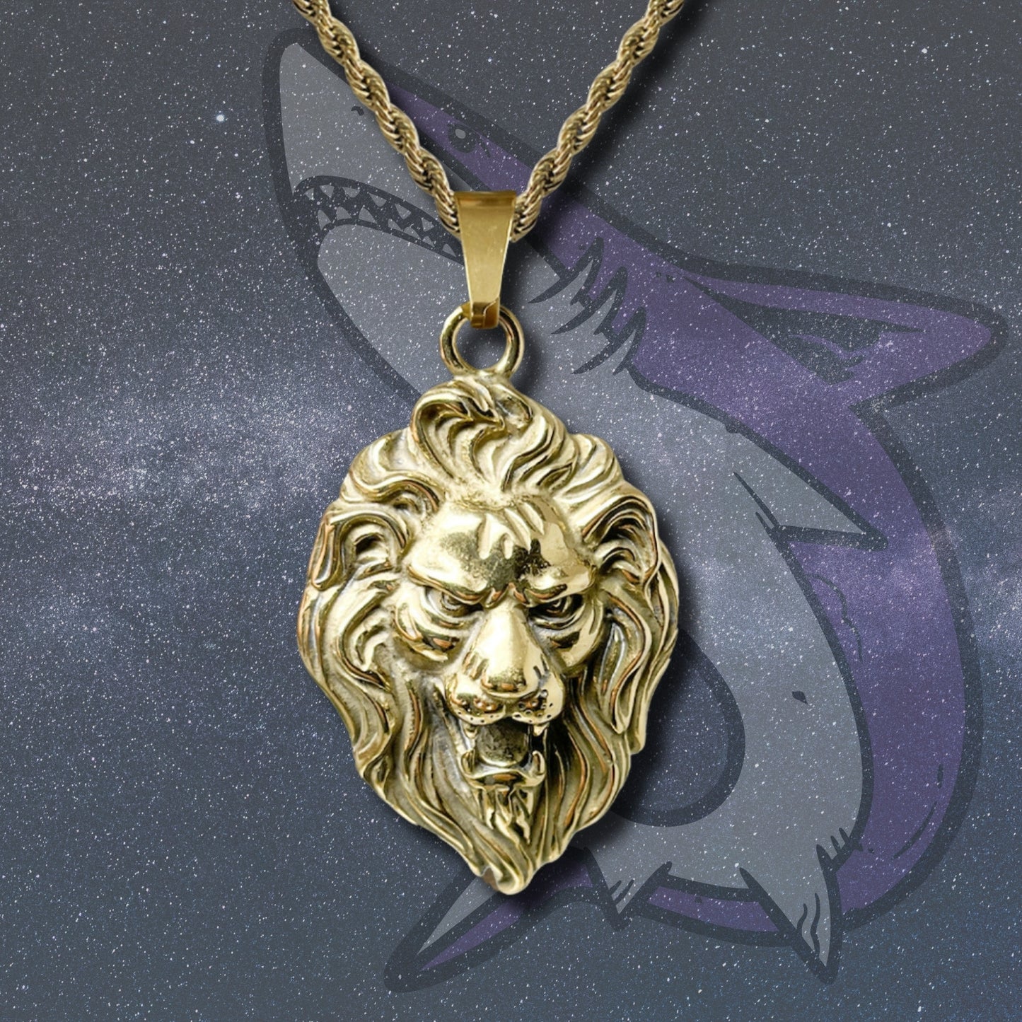 ๐ฅ Collar para Hombre en Acero Inoxidable Color Dorado ๐ Estilo Urbano Hip Hop ๐ Cadena de 60 cm para Look Moderno y Atrevido