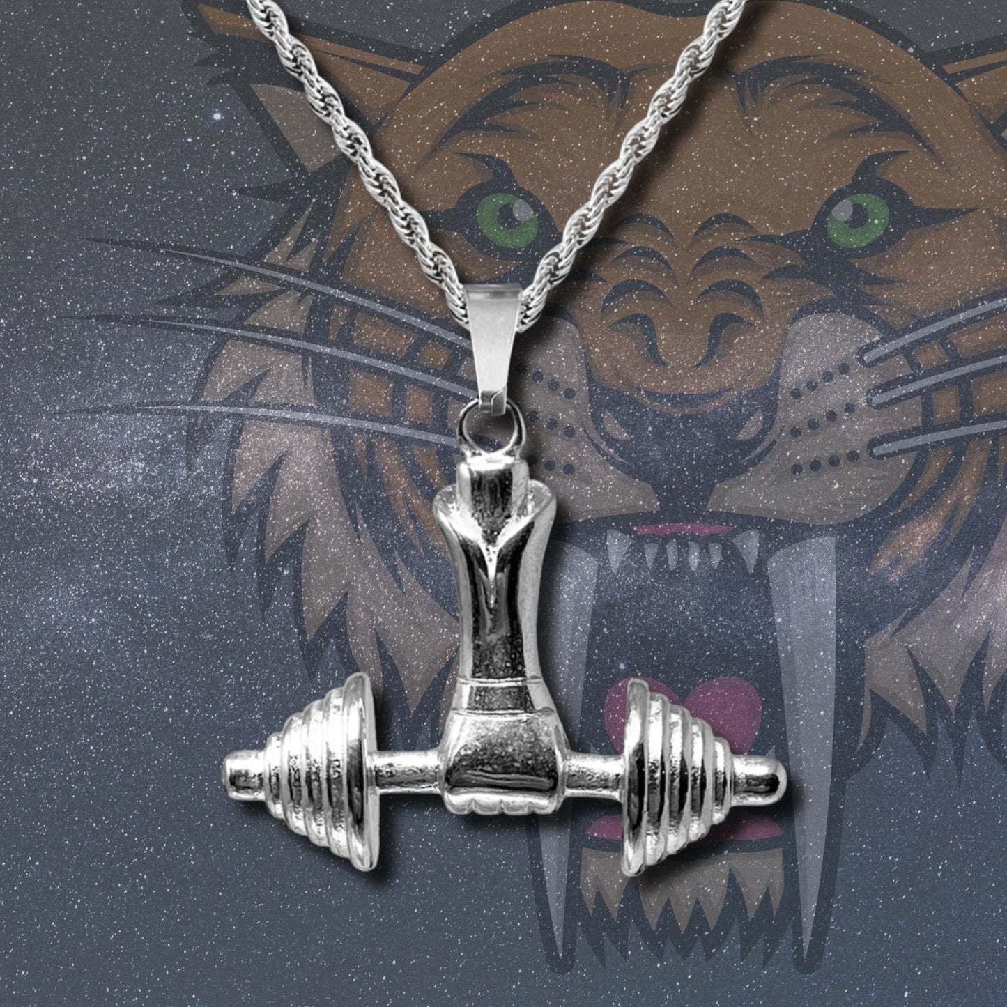 💥 Collar para Hombre en Acero Inoxidable Color Plateado 💎 Estilo Urbano Hip Hop 🔗 Cadena de 60 cm para Look Moderno y Atrevido