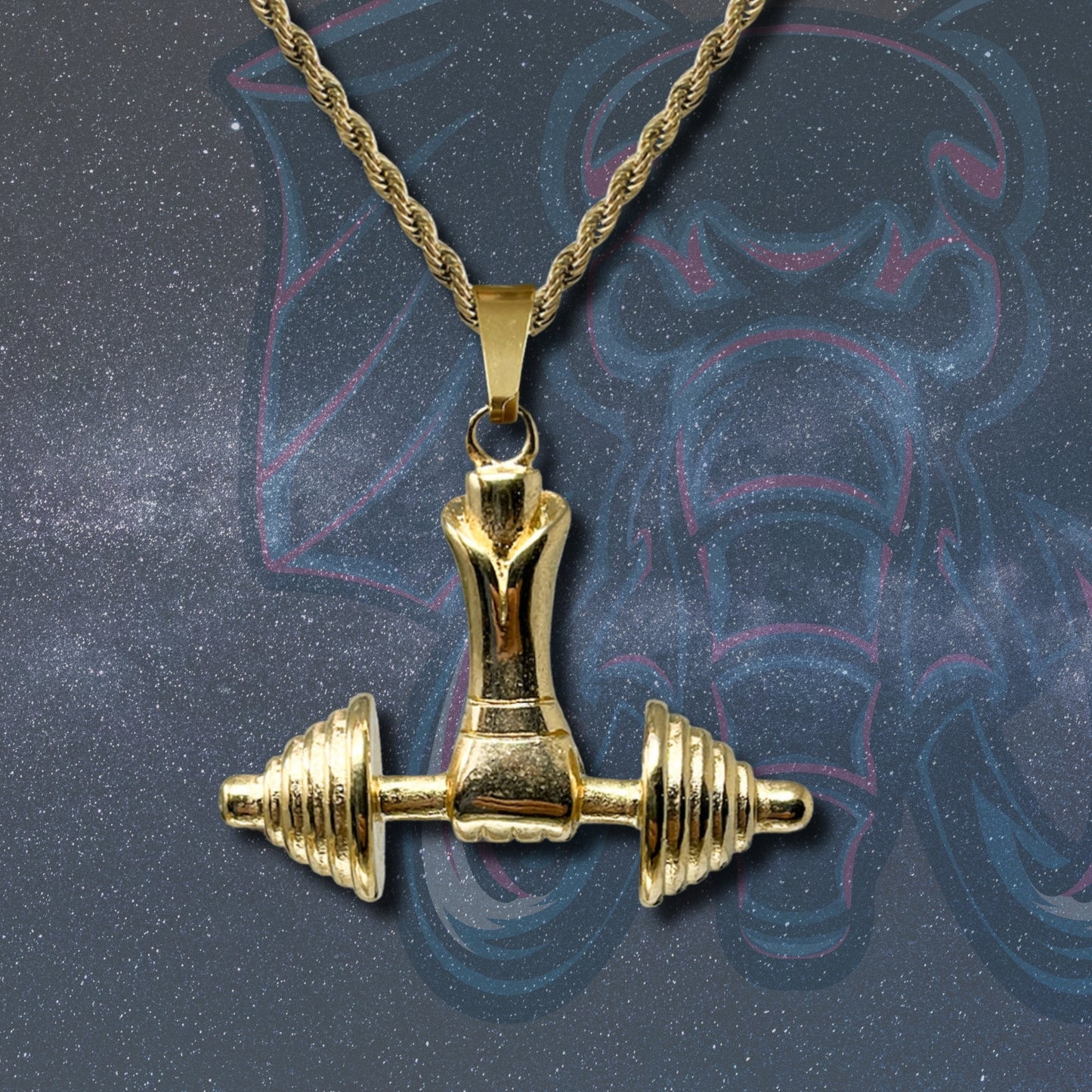 ๐ฅ Collar para Hombre en Acero Inoxidable Color Dorado ๐ Estilo Urbano Hip Hop ๐ Cadena de 60 cm para Look Moderno y Atrevido
