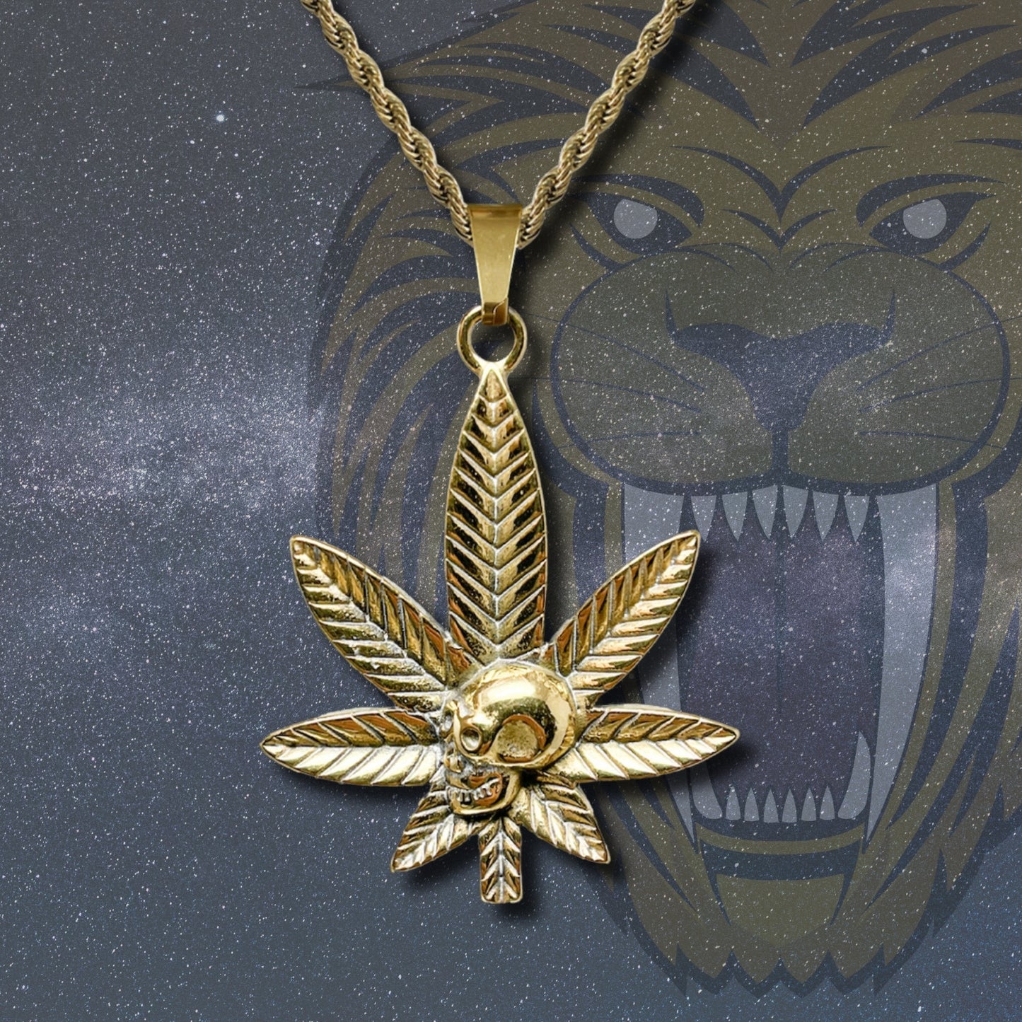๐ฅ Collar para Hombre en Acero Inoxidable Color Dorado ๐ Estilo Urbano Hip Hop ๐ Cadena de 60 cm para Look Moderno y Atrevido