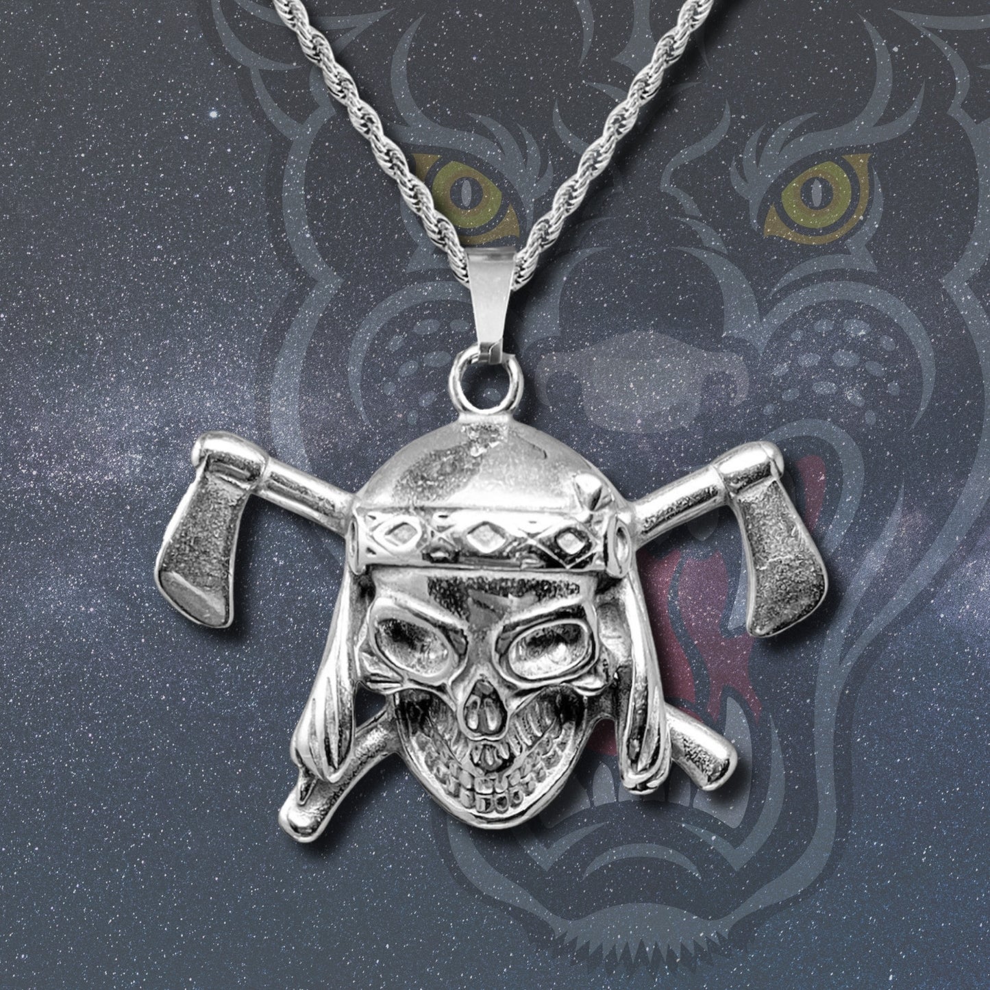 💥 Collar para Hombre en Acero Inoxidable Color Plateado 💎 Estilo Urbano Hip Hop 🔗 Cadena de 60 cm para Look Moderno y Atrevido