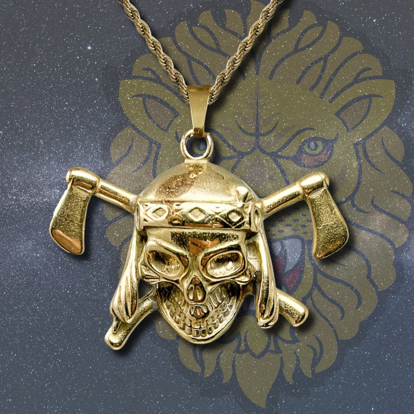 ๐ฅ Collar para Hombre en Acero Inoxidable Color Dorado ๐ Estilo Urbano Hip Hop ๐ Cadena de 60 cm para Look Moderno y Atrevido