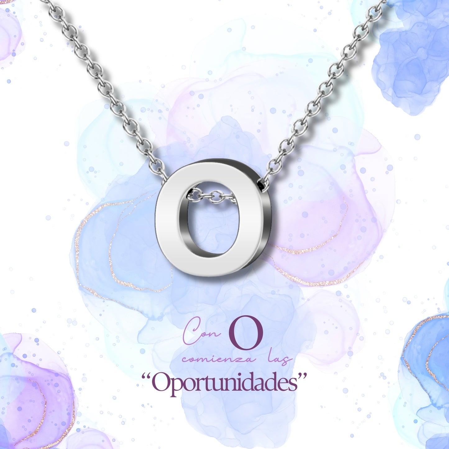 ✨Collar Letra Inicial en Acero Inoxidable para Mujer 💖 Con Tarjeta Diseñada y Significado del Nombre 📜 Incluye Caja de Regalo 🎁 ¡Y una Pulsera 7 Nudos de Regalo para la Suerte! 🍀