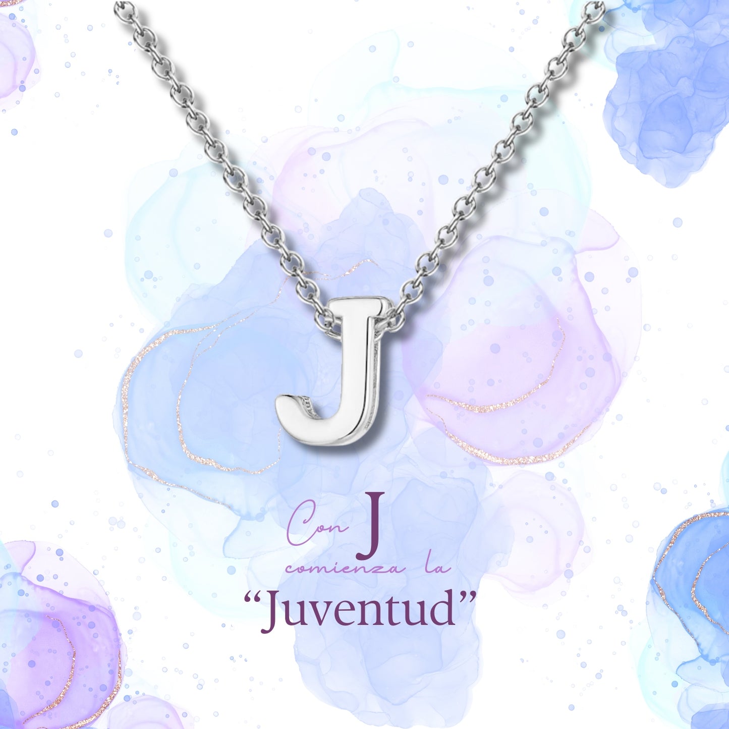 ✨Collar Letra Inicial en Acero Inoxidable para Mujer 💖 Con Tarjeta Diseñada y Significado del Nombre 📜 Incluye Caja de Regalo 🎁 ¡Y una Pulsera 7 Nudos de Regalo para la Suerte! 🍀