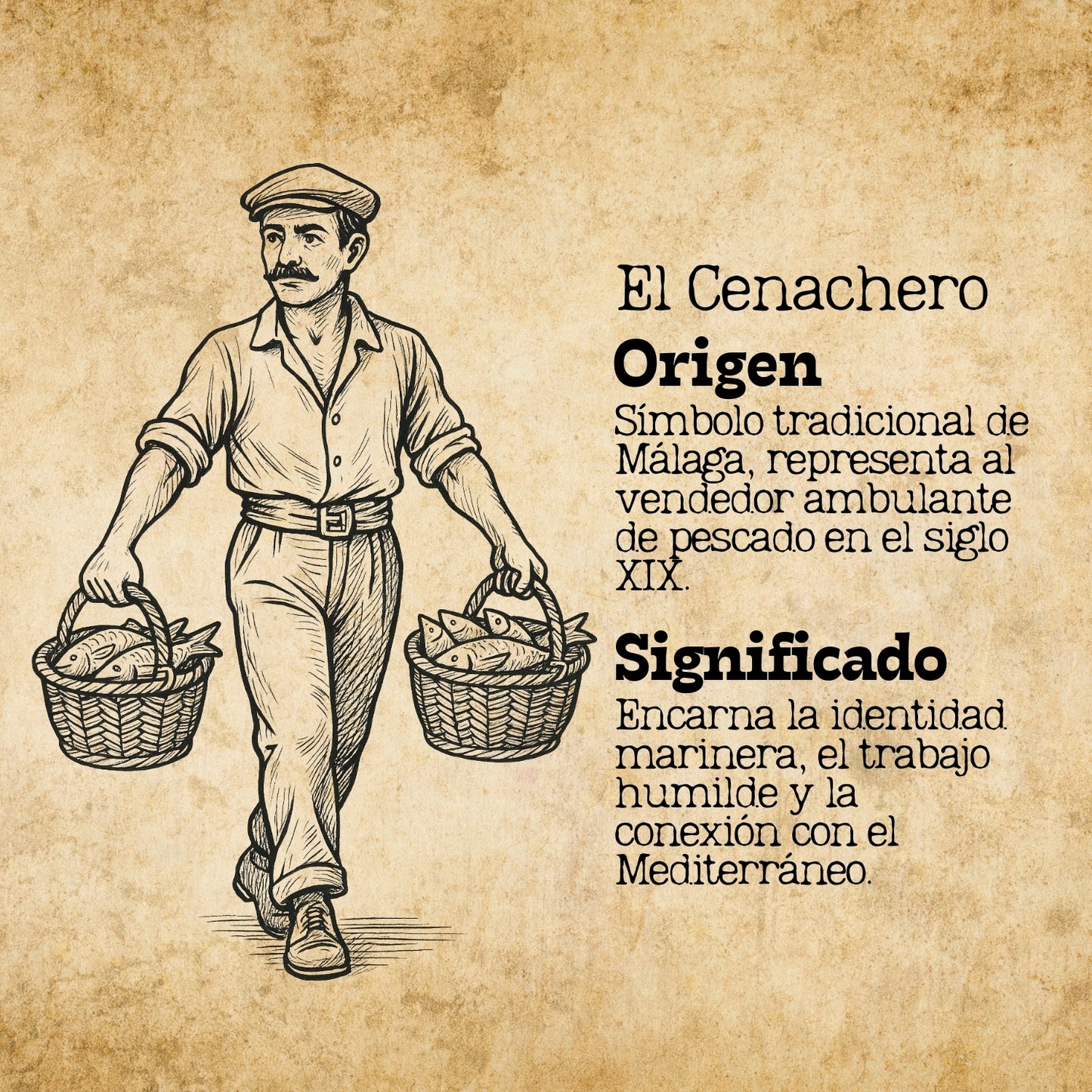 Colgante el Cenachero Acero Dorado