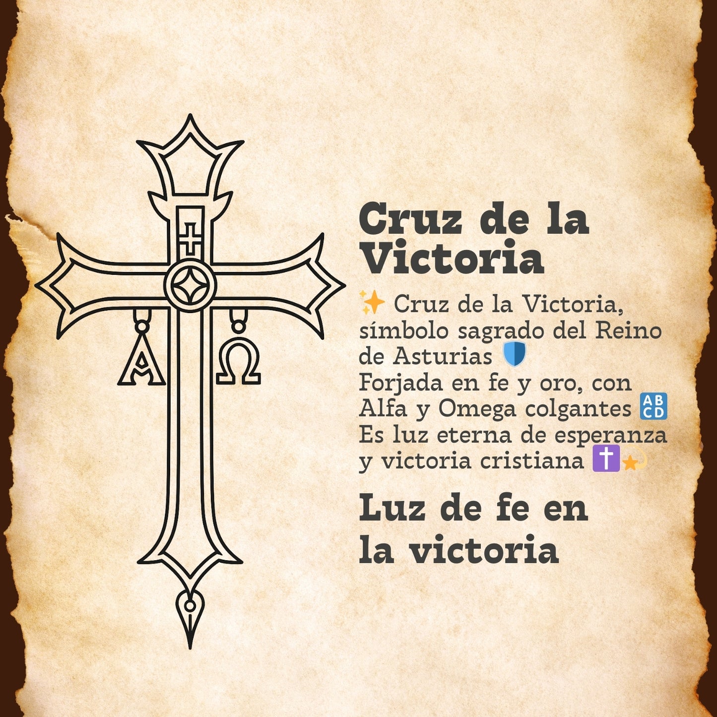 Colgante Cruz de la Victoria Acero Plateado