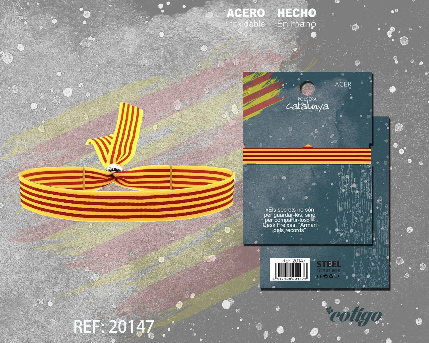 Pulsera Bandera Cataluña - cotigo