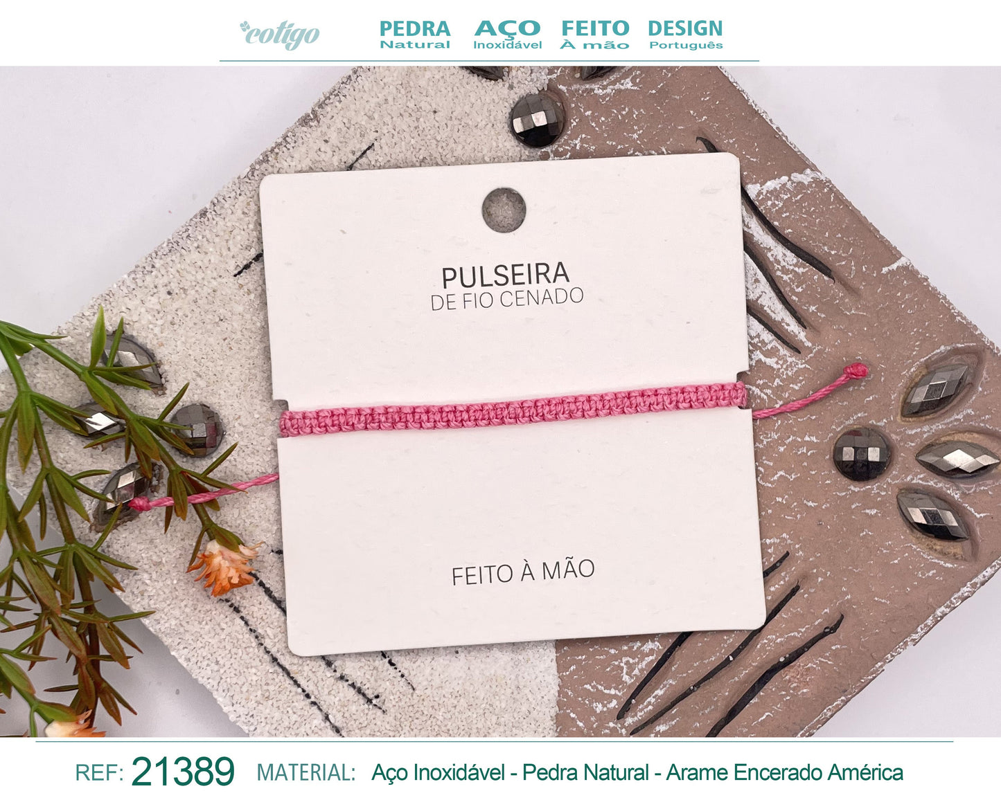 Pulsera Hilo encerado