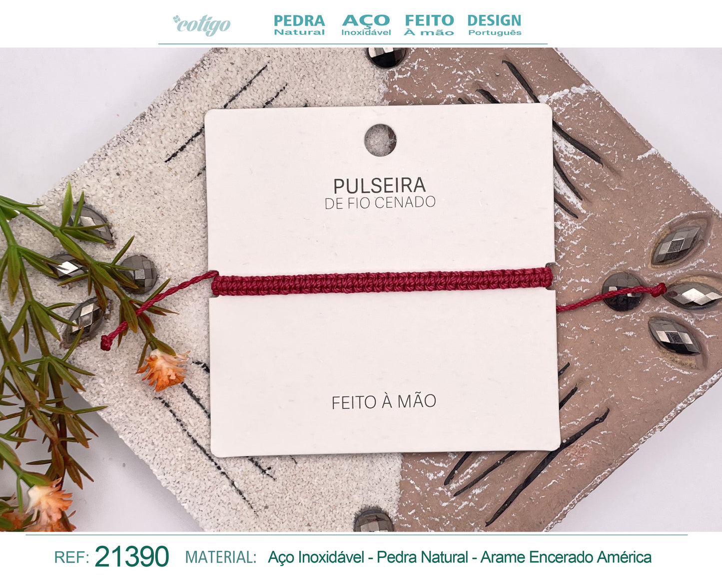 Pulsera Hilo encerado