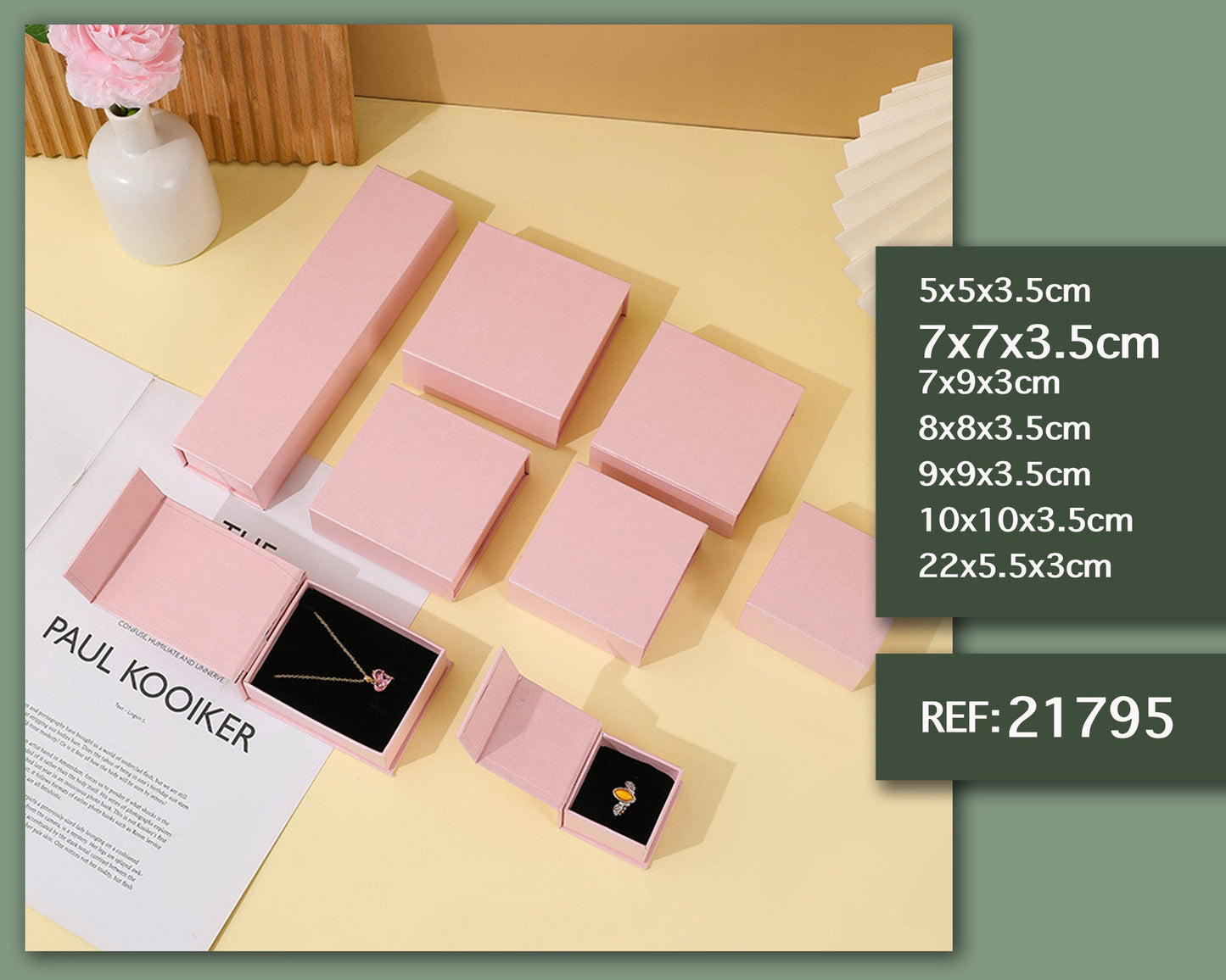 Caixa de presente 7x7x3,5cm