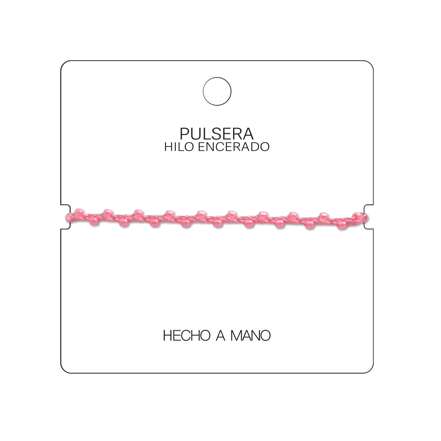 Pulsera Hilo encerado con Piedras Naturales - Cuentas Regulares