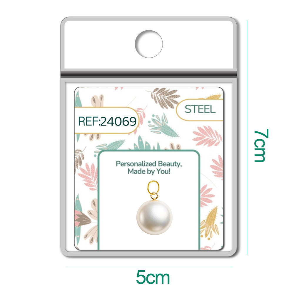 CHARM Acero Dorado Chapado Oro 14 K