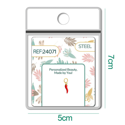 CHARM Acero Dorado Chapado Oro 14 K - cotigo