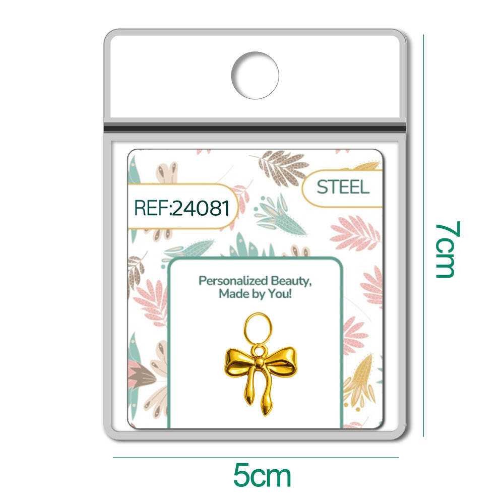 CHARM Acero Dorado Chapado Oro 14 K