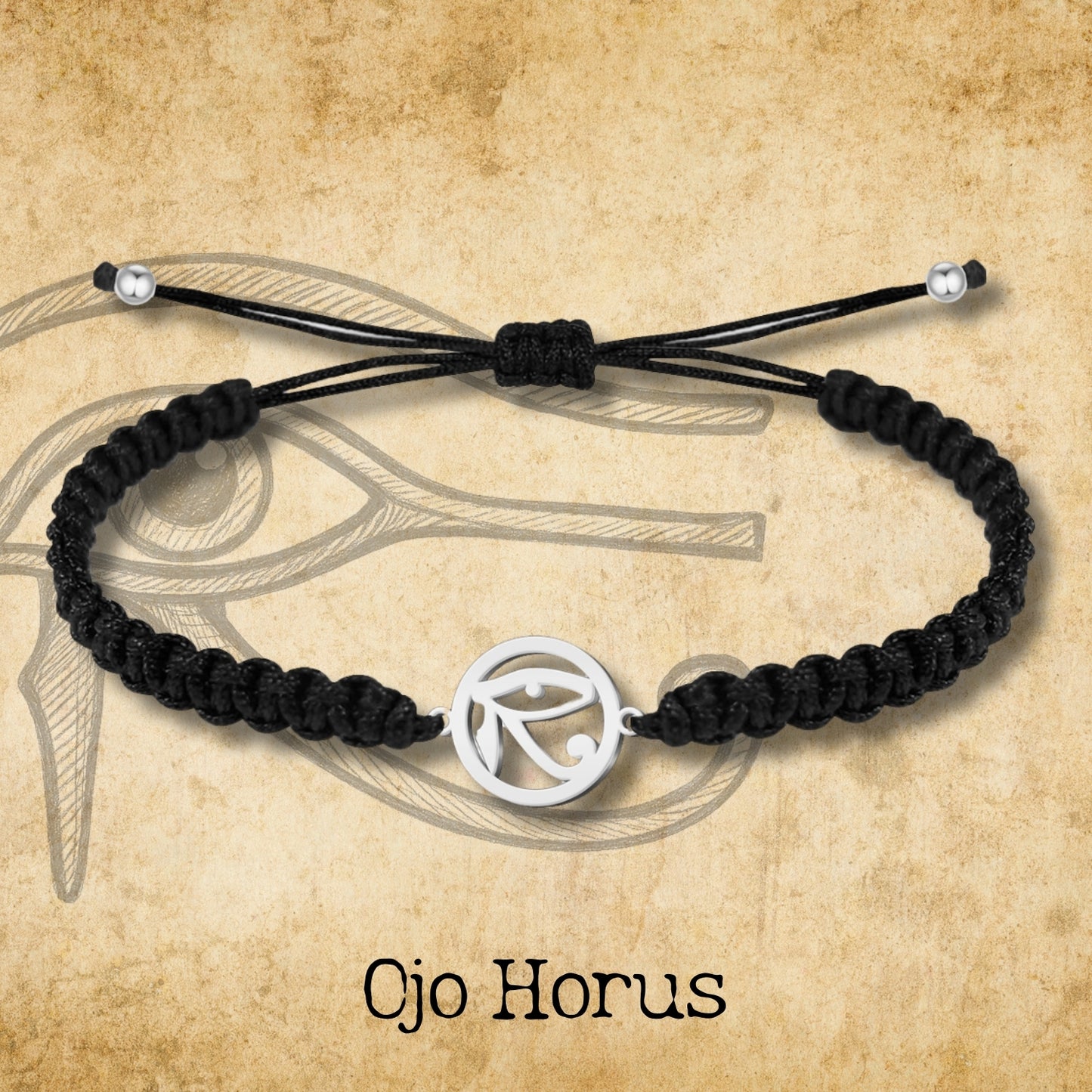 ✨cotigo - Pulsera Amuleto Suerte y Protección 🔮 | Acero Inoxidable📿 | Pulsera con Símbolo de España 🇪🇸 | PulseraOjo de Horus 👁️ | Para Hombre y Mujer 👫 | Regalo para Cumpleaños 🎁, Navidad 🎄 y Día de la Madre 💐