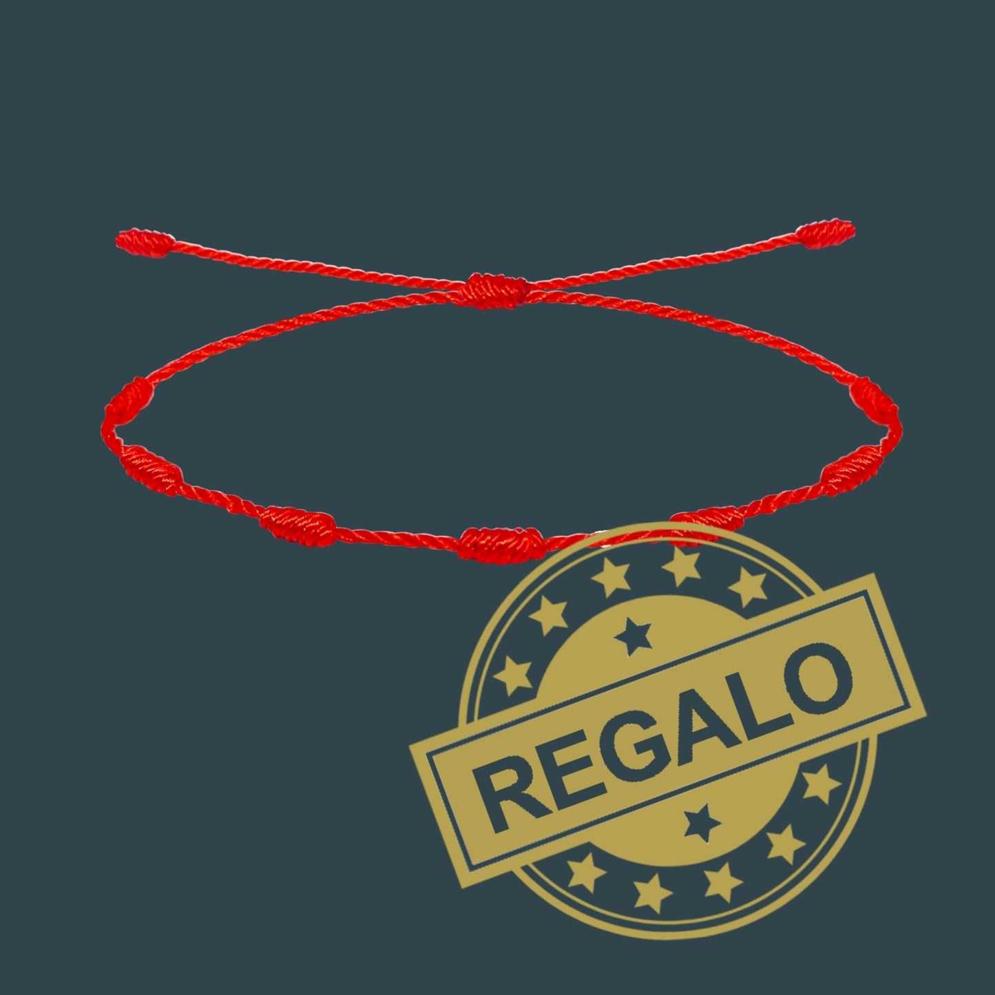 ✨Pulsera de Hilo Trenzado Hecha a Mano 🧵 con Amuleto de Suerte y Protección 🍀 Acero Inoxidable 💎 ¡Incluye Pulsera 7 Nudos de Regalo! 🎁