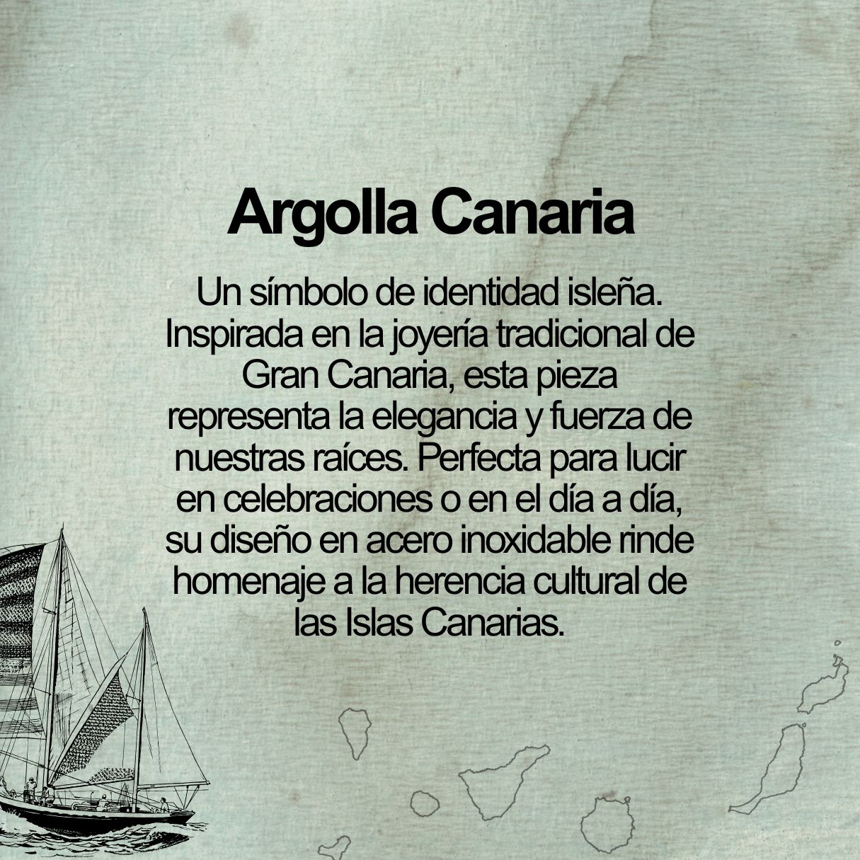 21719 Argolla Canaria 30mm Acero Plateado
